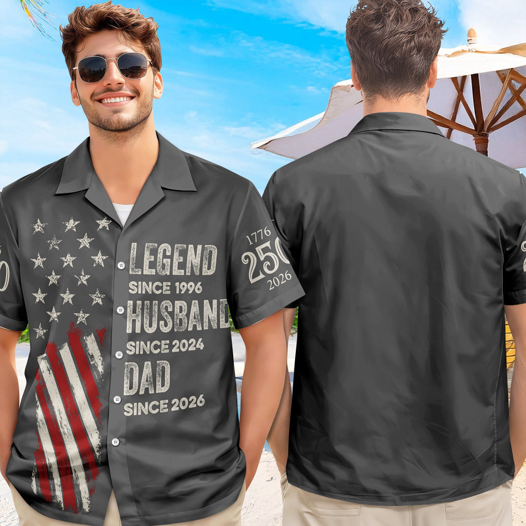 Personalized Hawaiian Shirt for Dad Grandpa Gift Idea HN590 - AOP Hawai Shirt GradoCreations