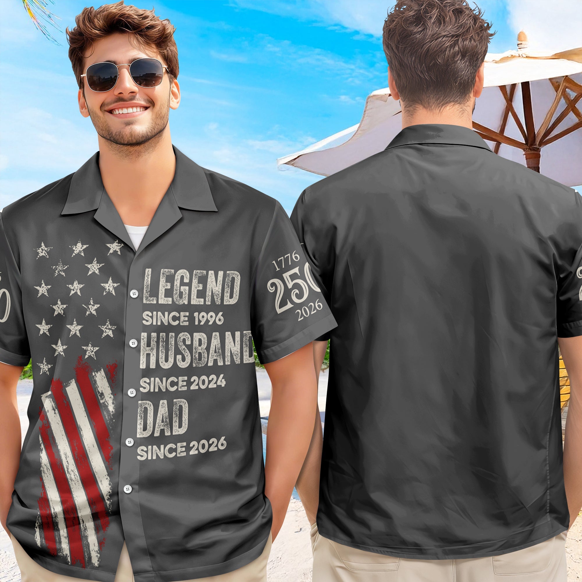 Personalized Hawaiian Shirt for Dad Grandpa Gift Idea HN590 - AOP Hawai Shirt GradoCreations