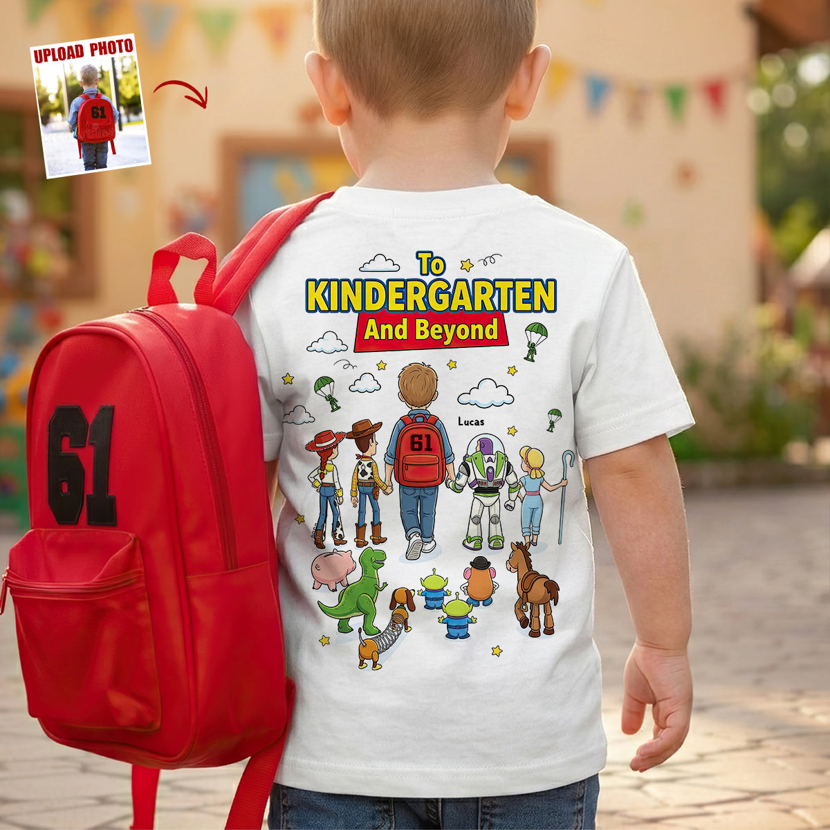 Personalized Photo Cowboy Adventure T-Shirt for Kids Back to School Gift Cotton Apparel GradoCreations