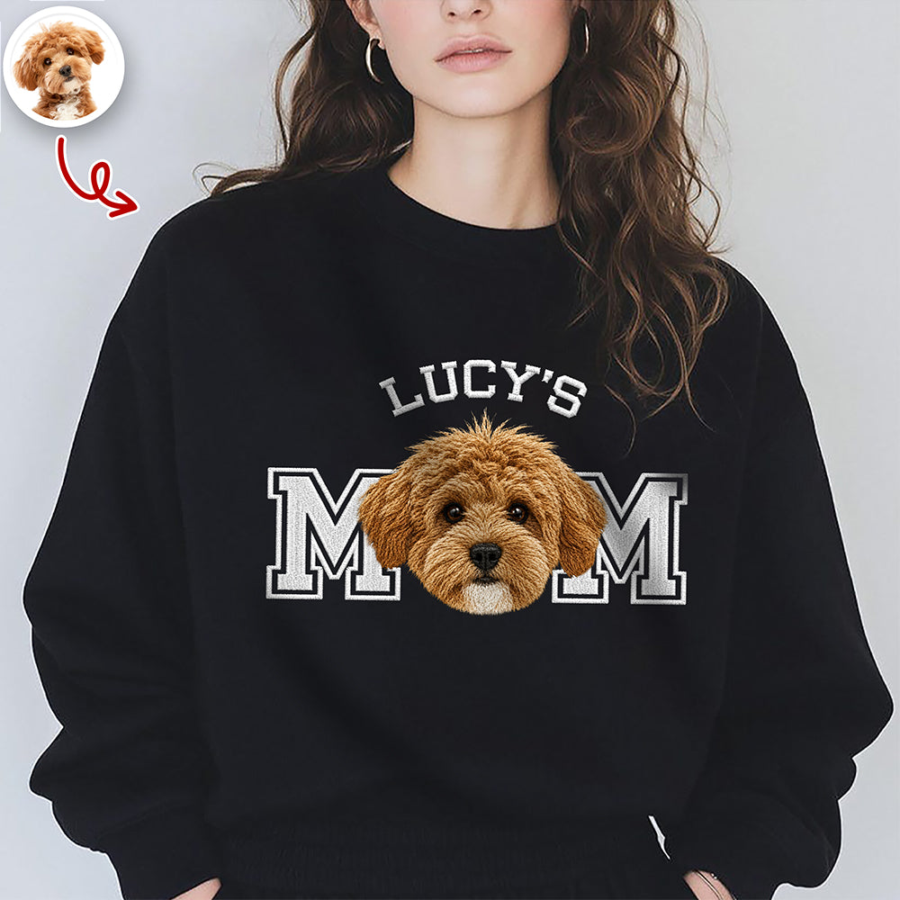 Personalized Embroidered Shirt Custom Photo Gift for Dog Dad HN590 - Embroidered Shirt GradoCreations