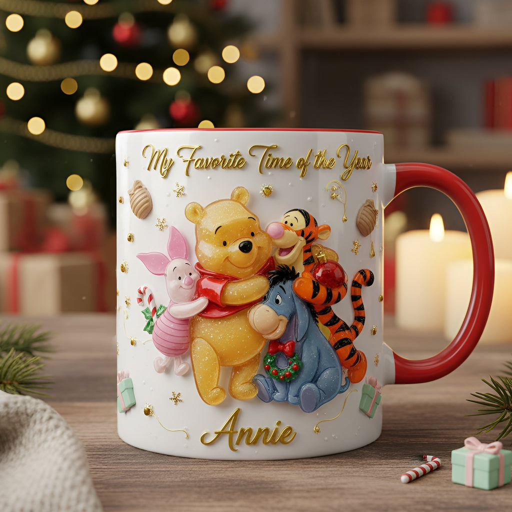 Personalized Disney Mug My Favorite Time of Year Gift for Kids