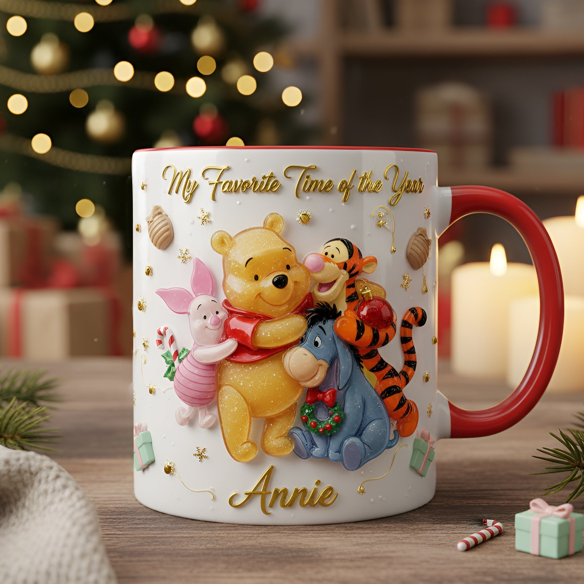 Personalized Disney Mug My Favorite Time of Year Gift for Kids