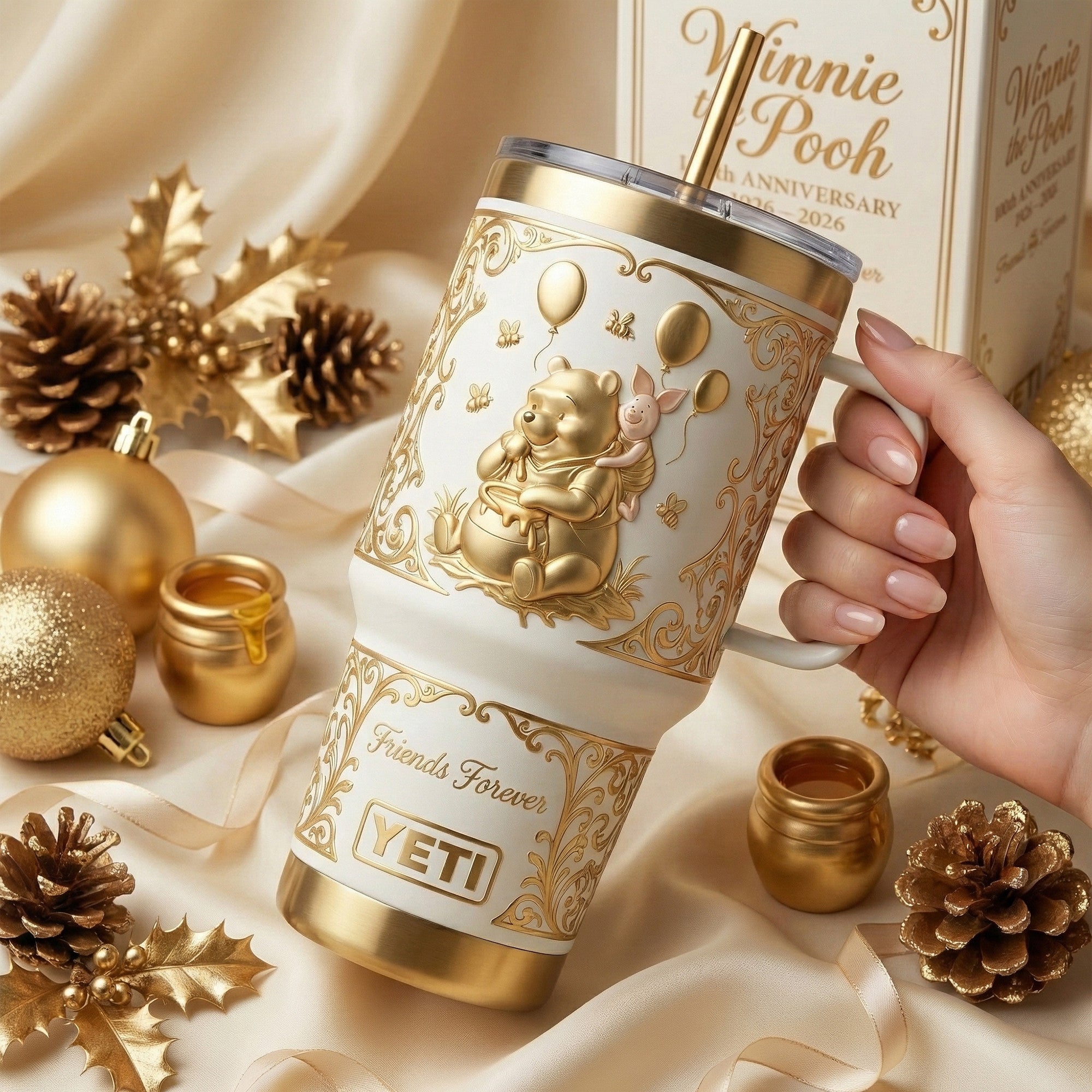 Personalized Honey Bear Tumbler Custom Gift for Movie Fans