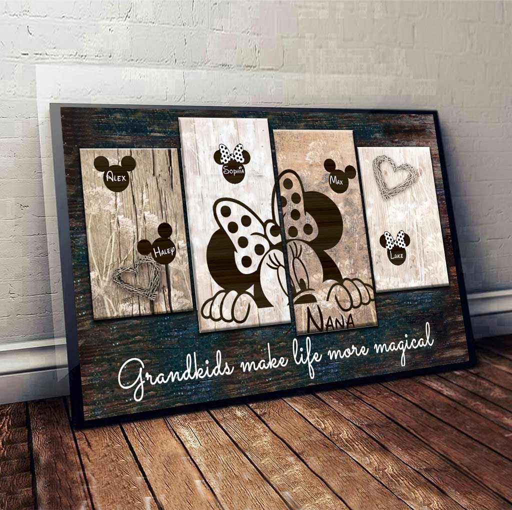 Personalized Grandma Canvas Print Magical Grandkids Gift Canvas and Poster GradoCreations