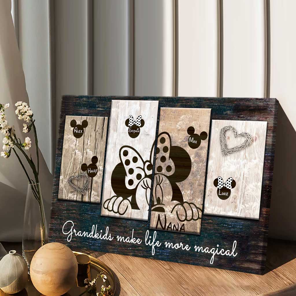Personalized Grandma Canvas Print Magical Grandkids Gift Canvas and Poster GradoCreations