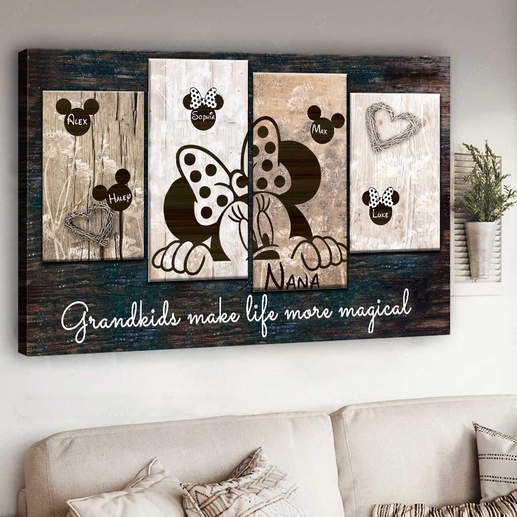 Personalized Grandma Canvas Print Magical Grandkids Gift Canvas and Poster GradoCreations