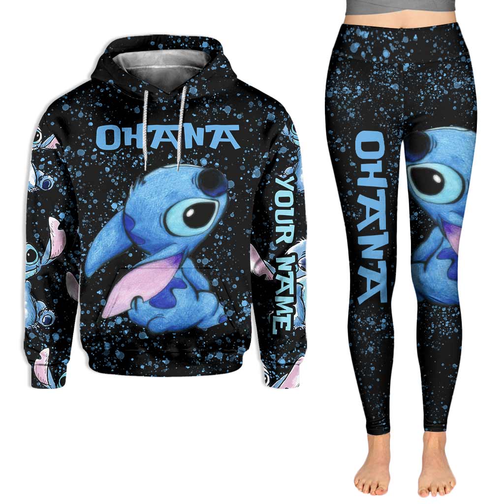 Personalized Ohana Hoodie and Leggings Custom Name Gift Hoodie & Leggings GradoCreations