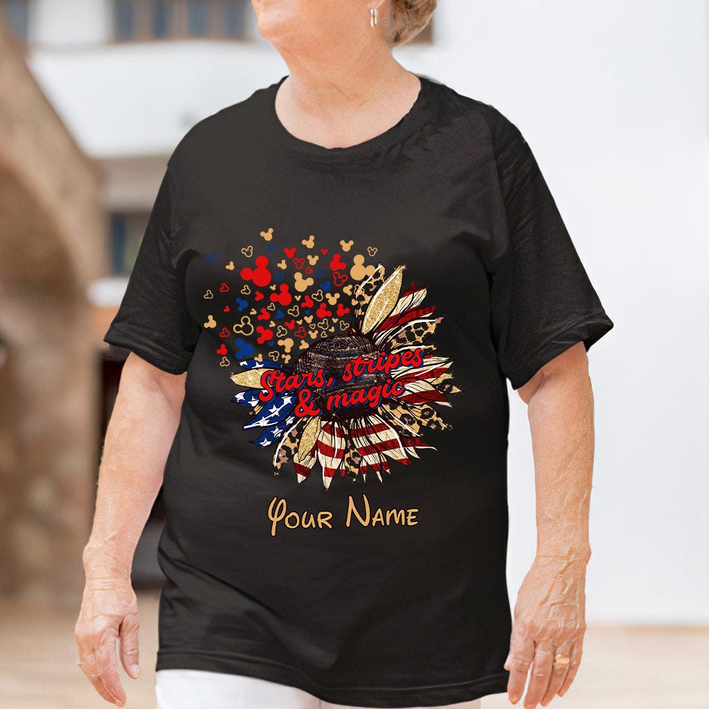 Personalized Independence Day T-Shirt & Hoodie with American Flag Design T-shirt & Hoodie GradoCreations