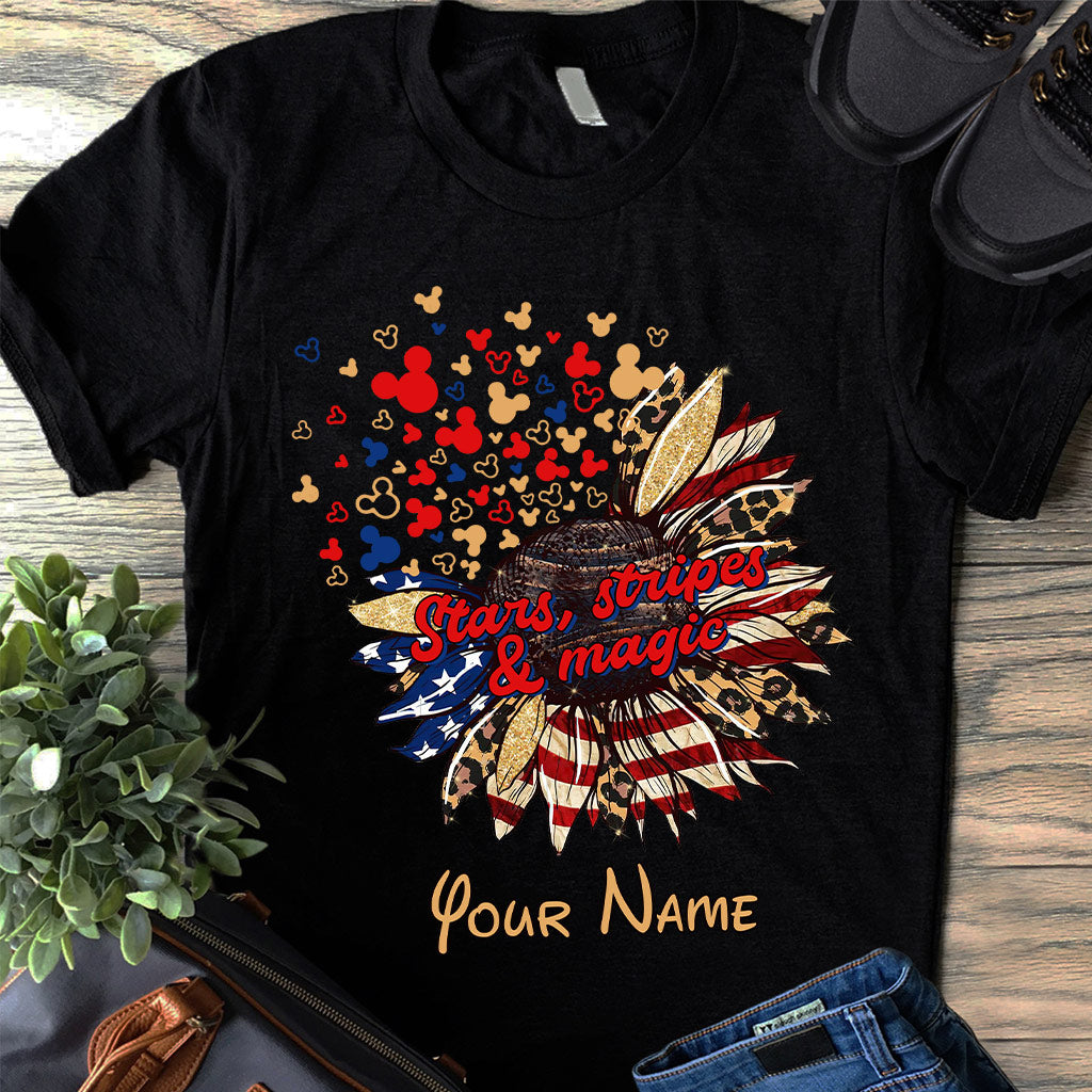 Personalized Independence Day T-Shirt & Hoodie with American Flag Design T-shirt & Hoodie GradoCreations