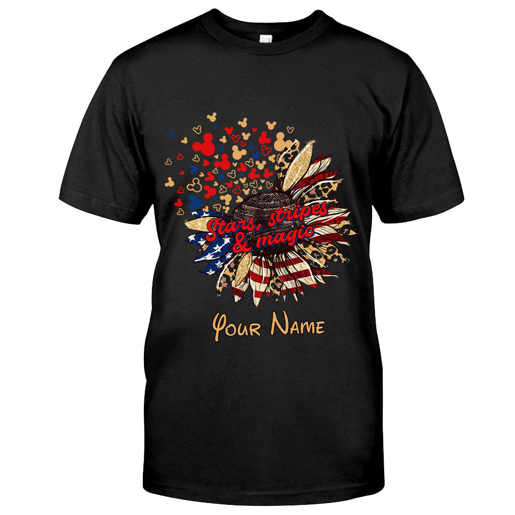 Personalized Independence Day T-Shirt & Hoodie with American Flag Design T-shirt & Hoodie GradoCreations
