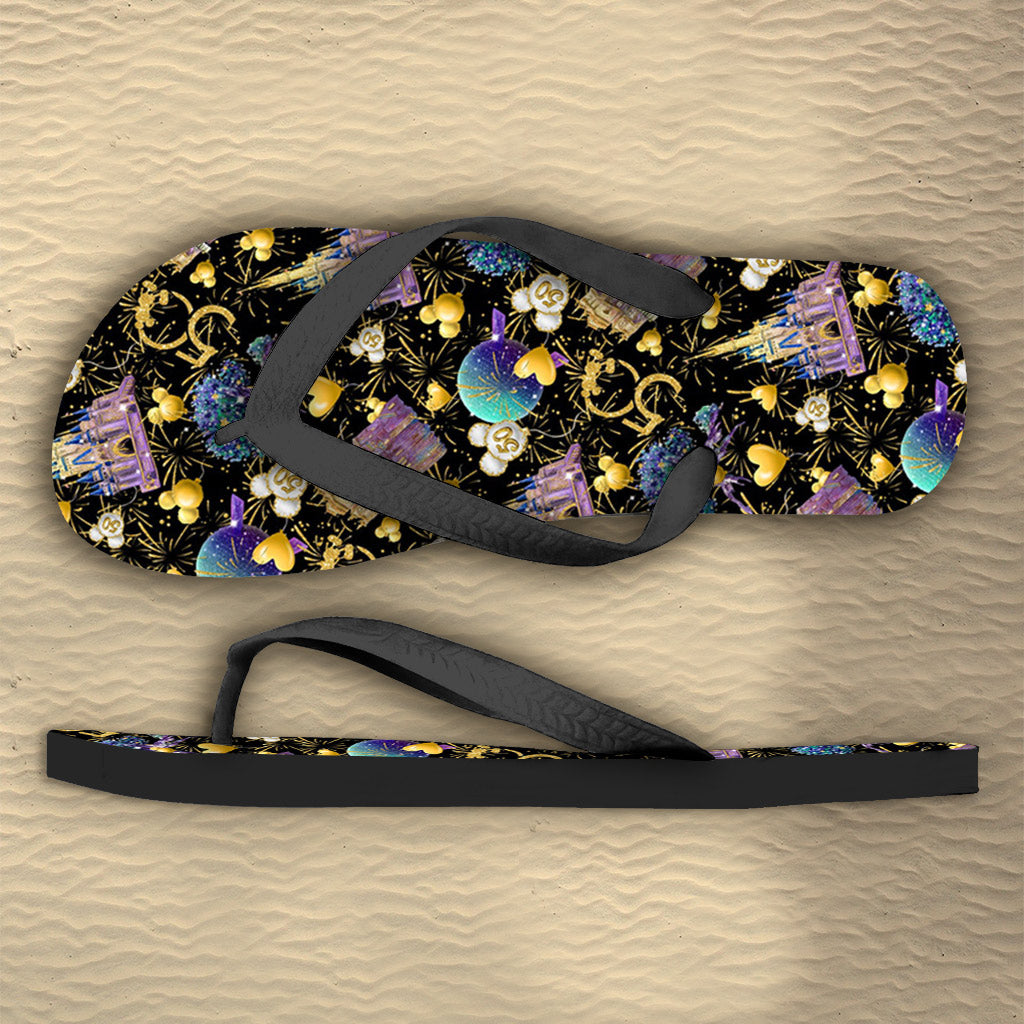 Personalized 50th Anniversary Mouse Flip Flops Custom Gift Flip Flops GradoCreations