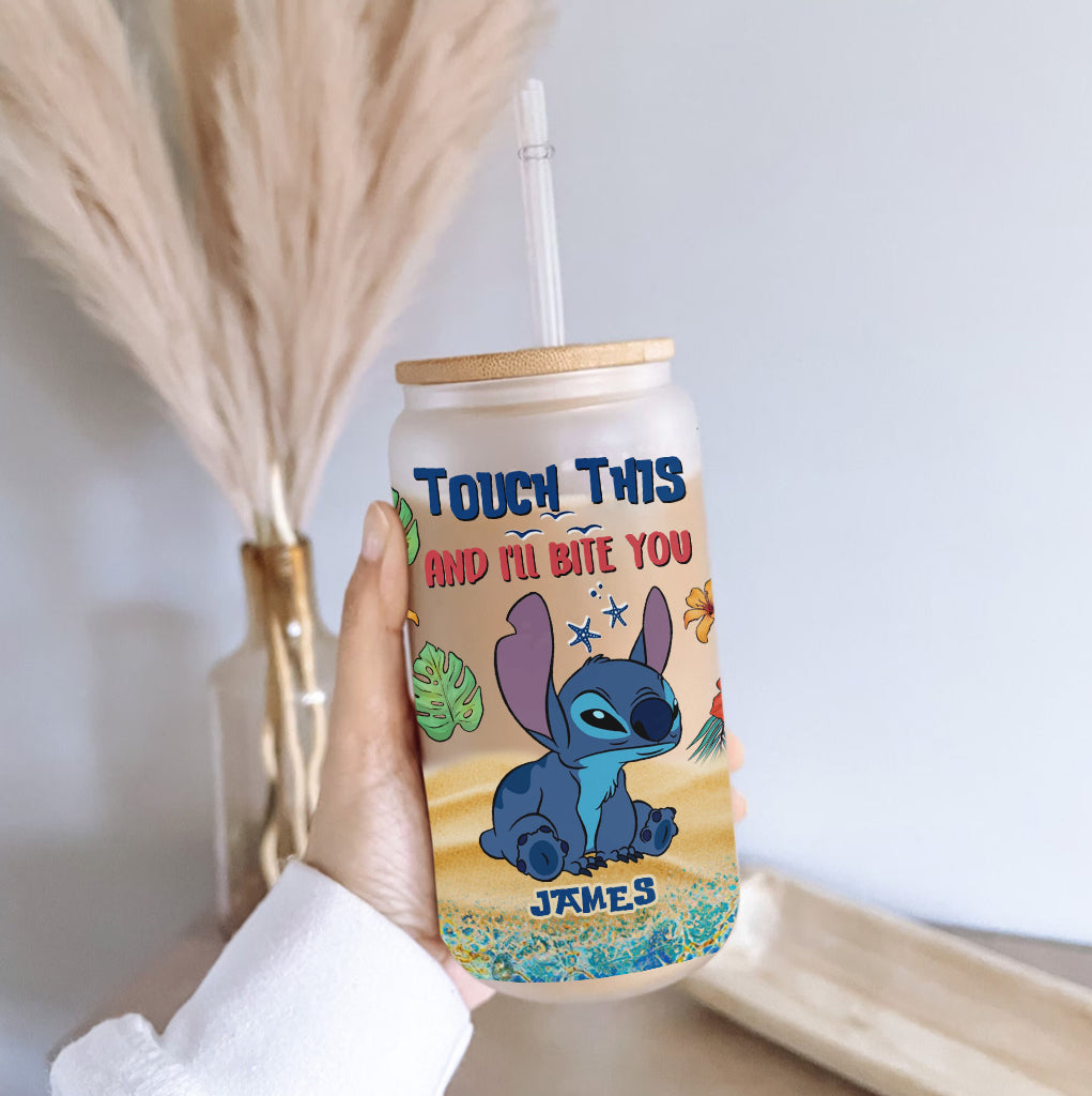 Personalized 16oz Can Glass with Straw Custom Name Gift Idea Can Glass GradoCreations