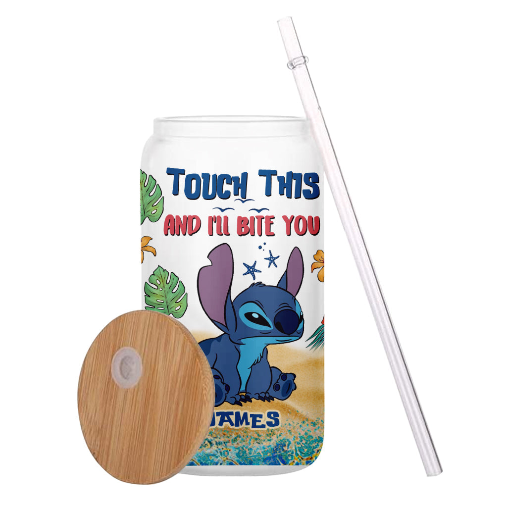 Personalized 16oz Can Glass with Straw Custom Name Gift Idea Can Glass GradoCreations
