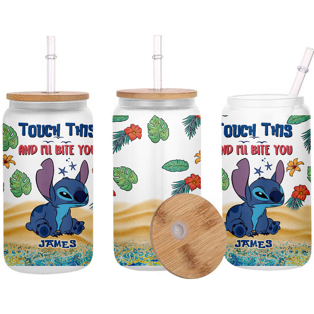 Personalized 16oz Can Glass with Straw Custom Name Gift Idea Can Glass GradoCreations