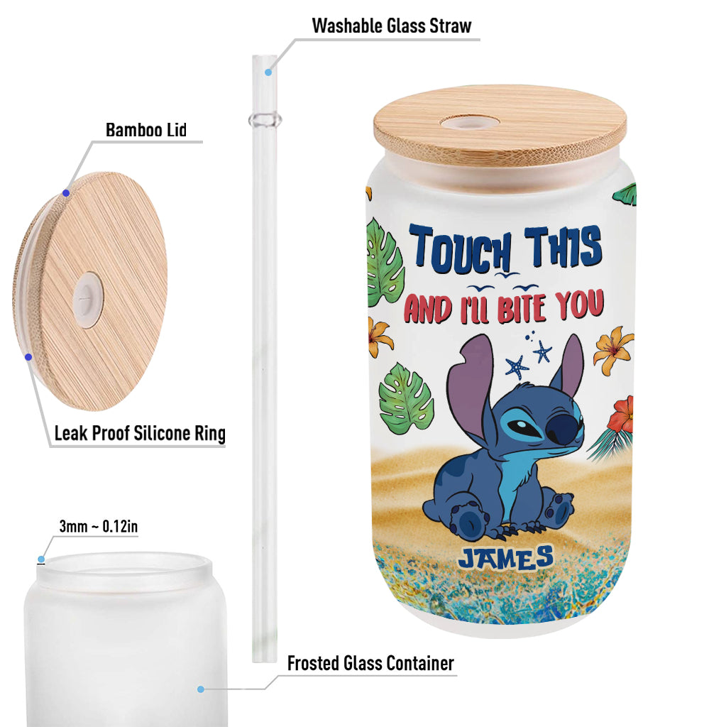 Personalized 16oz Can Glass with Straw Custom Name Gift Idea Can Glass GradoCreations