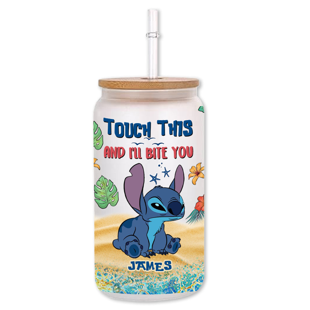 Personalized 16oz Can Glass with Straw Custom Name Gift Idea Can Glass GradoCreations