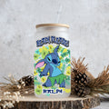 Personalized Ohana Can Glass with Straw Custom Name Gift Can Glass GradoCreations
