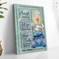Personalized Canvas Print with Stitch Design for Home | Custom Name Gift Canvas and Poster GradoCreations
