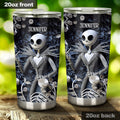 Personalized Nightmare Tumbler with 3D Effect for Halloween Gift Tumbler GradoCreations