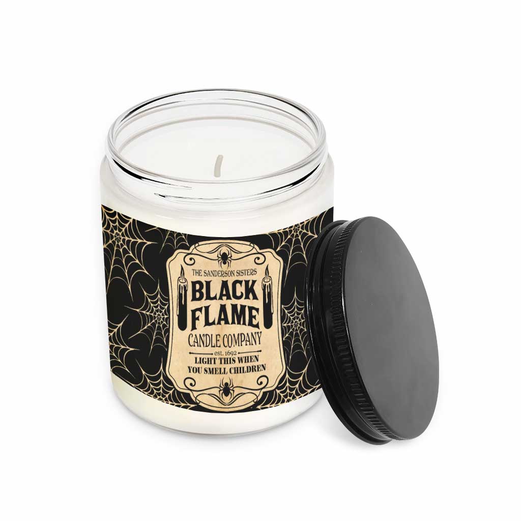 Personalized Halloween Candle with Natural Vanilla Scent for Unique Gifts Candle GradoCreations