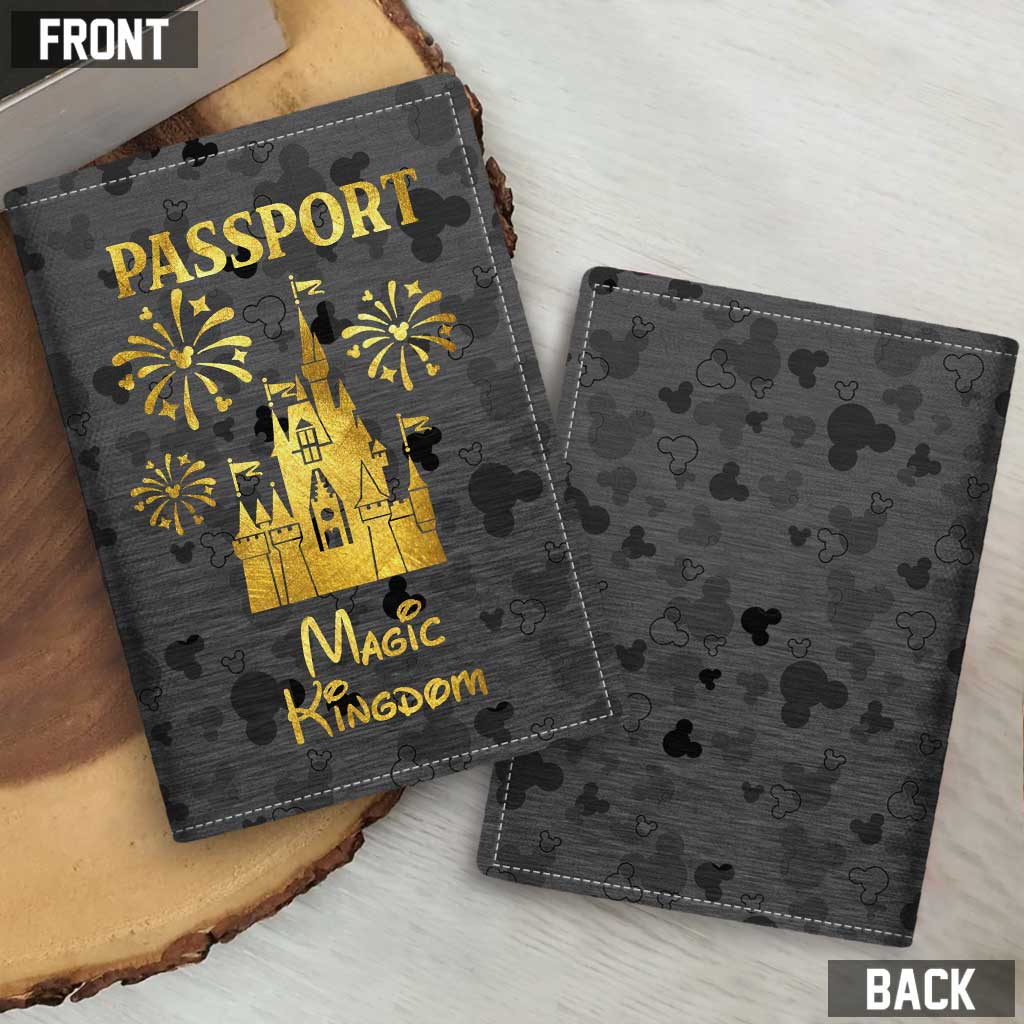 Personalized Magic Kingdom Passport Holder Custom Gift for Travel Passport Holder GradoCreations