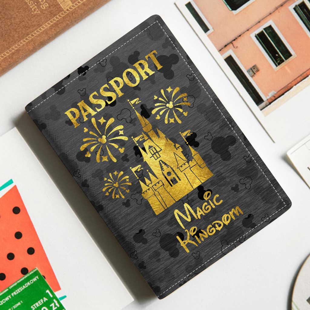 Personalized Magic Kingdom Passport Holder Custom Gift for Travel Passport Holder GradoCreations