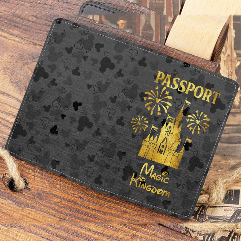Personalized Magic Kingdom Passport Holder Custom Gift for Travel Passport Holder GradoCreations