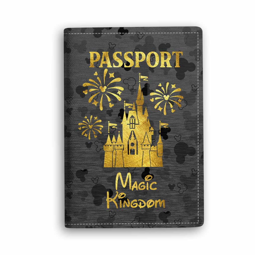 Personalized Magic Kingdom Passport Holder Custom Gift for Travel Passport Holder GradoCreations