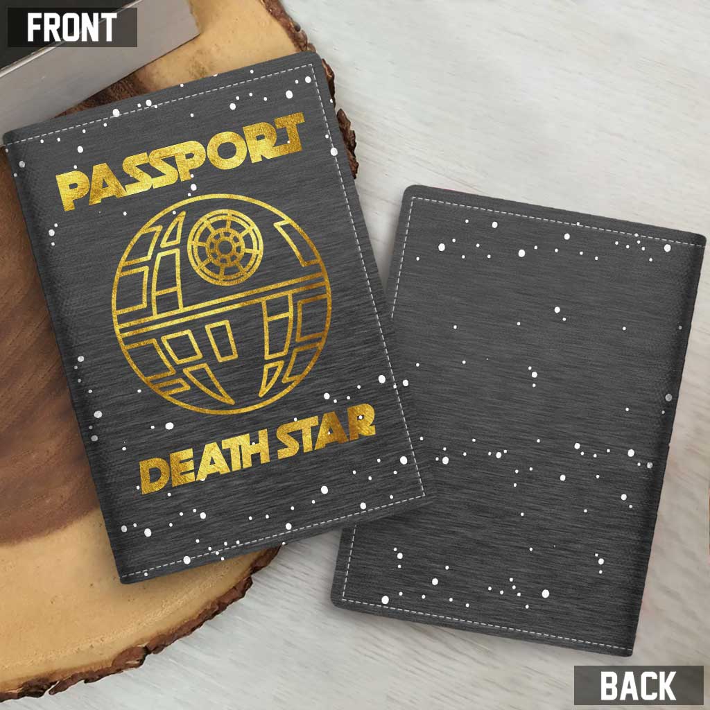 Personalized Death Star Passport Holder Custom Travel Gift Passport Holder GradoCreations