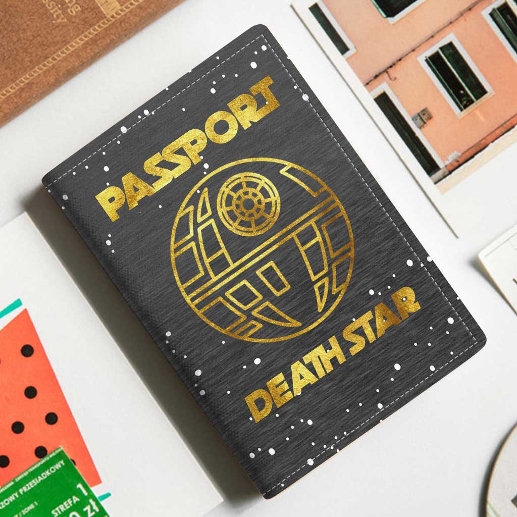 Personalized Death Star Passport Holder Custom Travel Gift Passport Holder GradoCreations