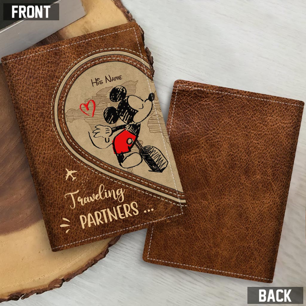 Personalized Couple Passport Holder Custom Name Travel Gift Passport Holder GradoCreations