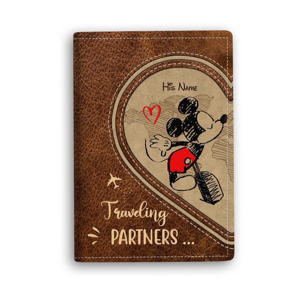 Personalized Couple Passport Holder Custom Name Travel Gift Passport Holder GradoCreations
