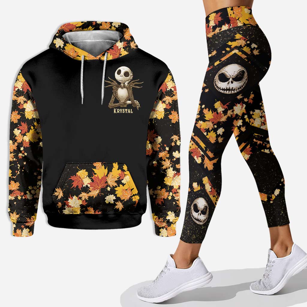 Personalized Nightmare Hoodie and Leggings Set for Fall Hoodie & Leggings GradoCreations