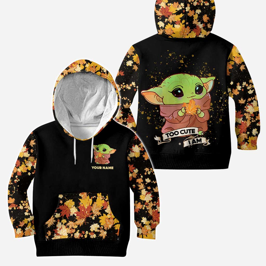 Personalized The Force Hoodie & Leggings Set for Kids | Custom Name Fall Gift Hoodie & Leggings GradoCreations