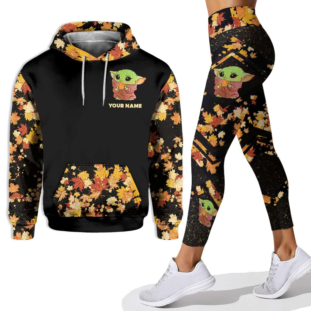 Personalized The Force Hoodie & Leggings Set for Kids | Custom Name Fall Gift Hoodie & Leggings GradoCreations