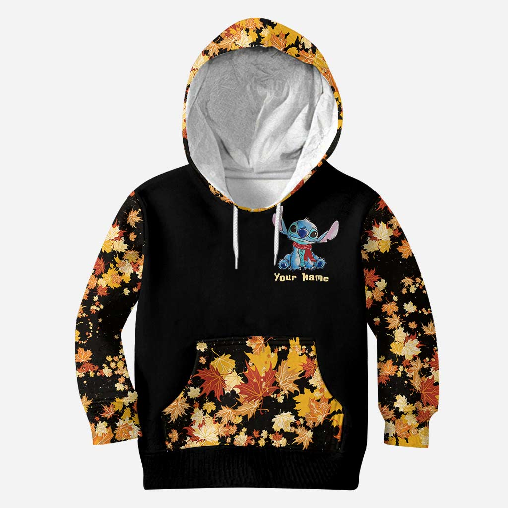 Personalized Ohana Hoodie and Leggings Set for Fall | Custom Name Gift Hoodie & Leggings GradoCreations