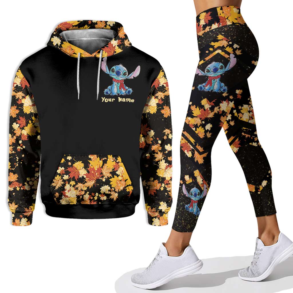 Personalized Ohana Hoodie and Leggings Set for Fall | Custom Name Gift Hoodie & Leggings GradoCreations