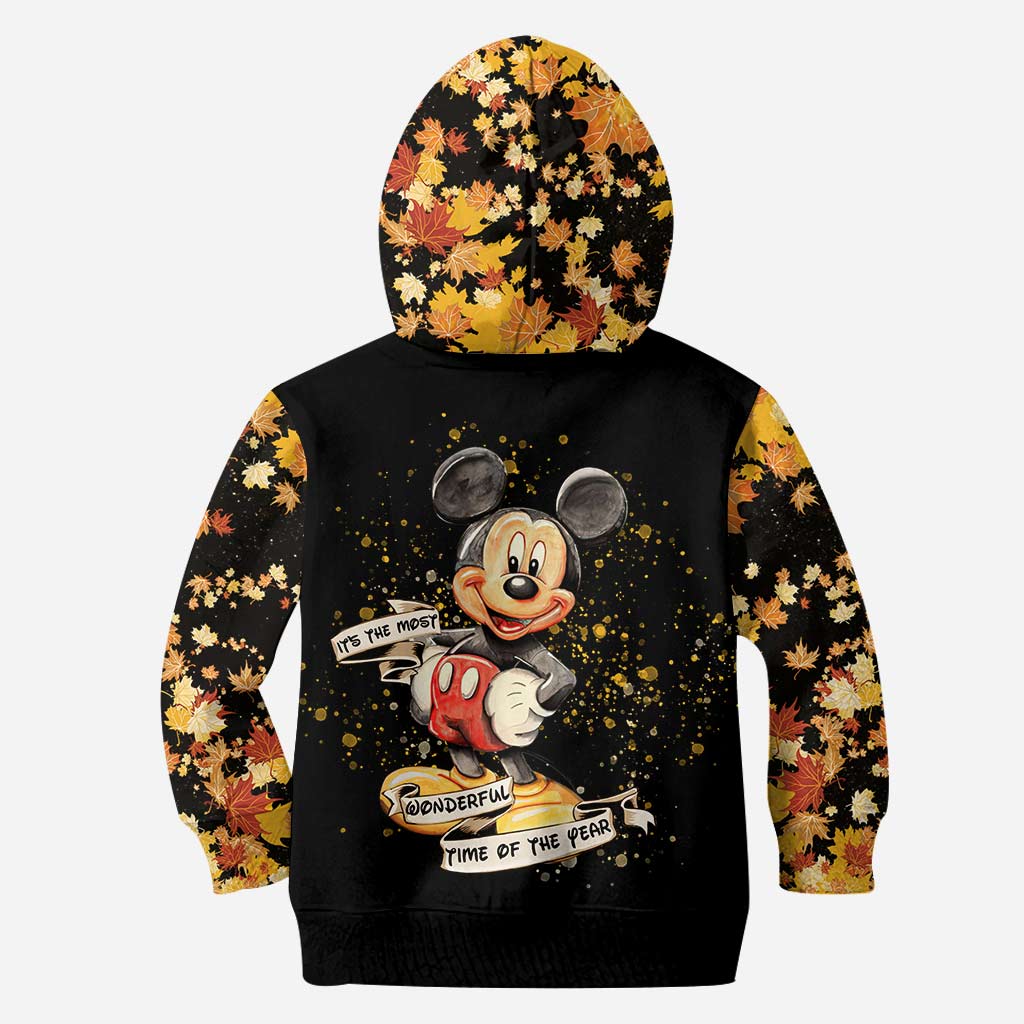 Personalized Hoodie and Leggings Set with Mouse Design, Fall Colors Hoodie & Leggings GradoCreations