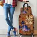 Personalized Leather Handbag & Luggage Cover Magic Ears Gift for Her Leather Handbag & Luggage Cover GradoCreations