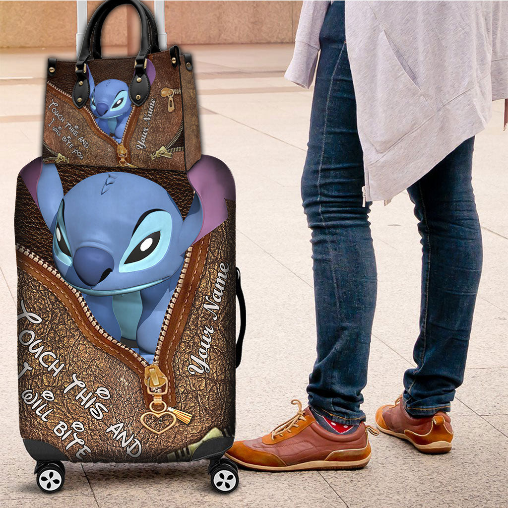 Personalized Leather Handbag & Luggage Cover Cute Gift for Her Leather Handbag & Luggage Cover GradoCreations