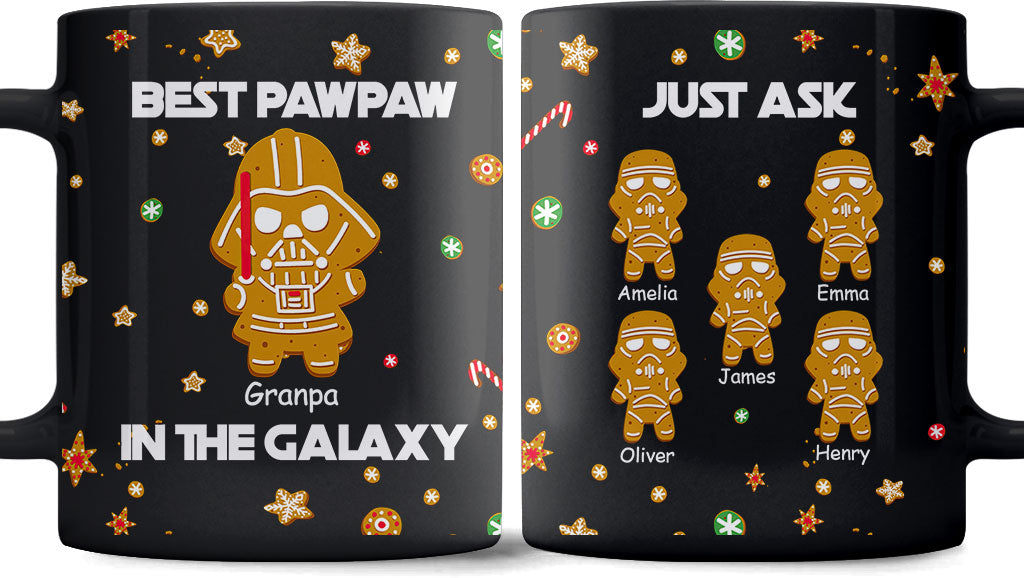Personalized Grandpa Mug Best Pawpaw in the Galaxy Gift Mug GradoCreations