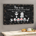 Personalized Nightmare Canvas Art Family Portrait Gift Canvas and Poster GradoCreations