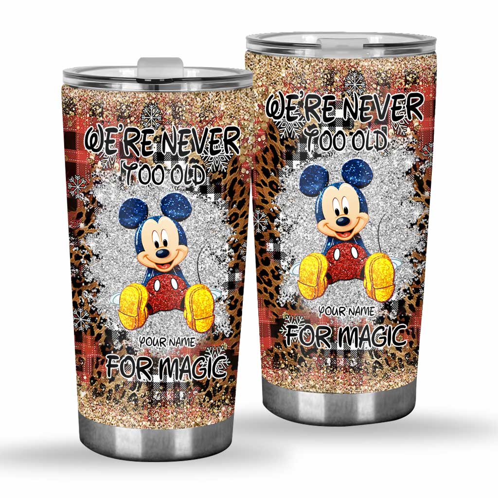 Personalized Christmas Mouse Tumbler Custom Name Gift for Mom Tumbler GradoCreations