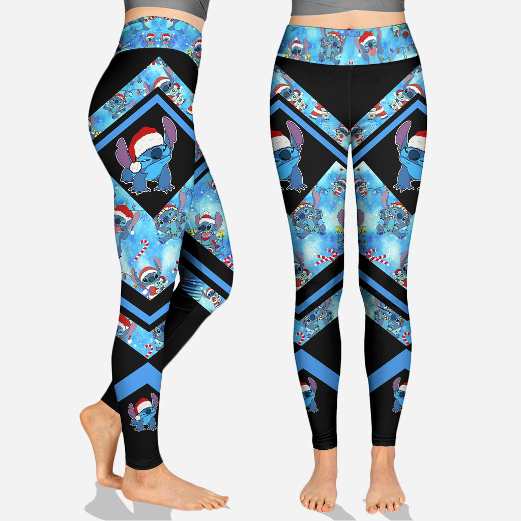 Personalized Ohana Hoodie and Leggings Set with Custom Name - Christmas Gift Hoodie & Leggings GradoCreations