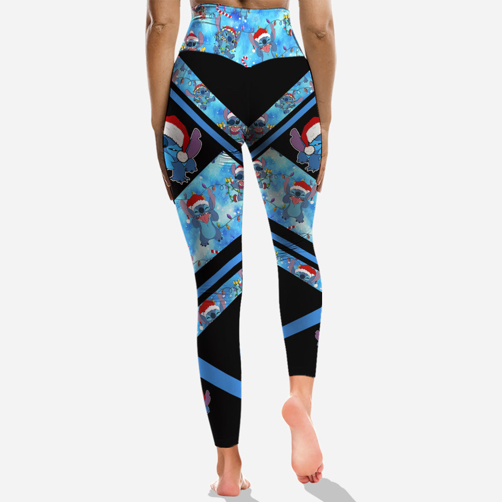 Personalized Ohana Hoodie and Leggings Set with Custom Name - Christmas Gift Hoodie & Leggings GradoCreations
