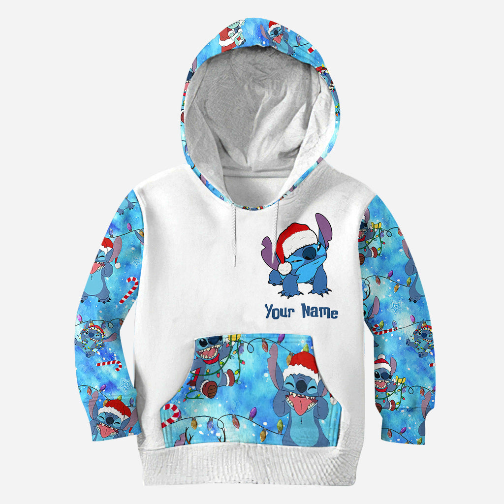 Personalized Ohana Hoodie and Leggings Set with Custom Name - Christmas Gift Hoodie & Leggings GradoCreations