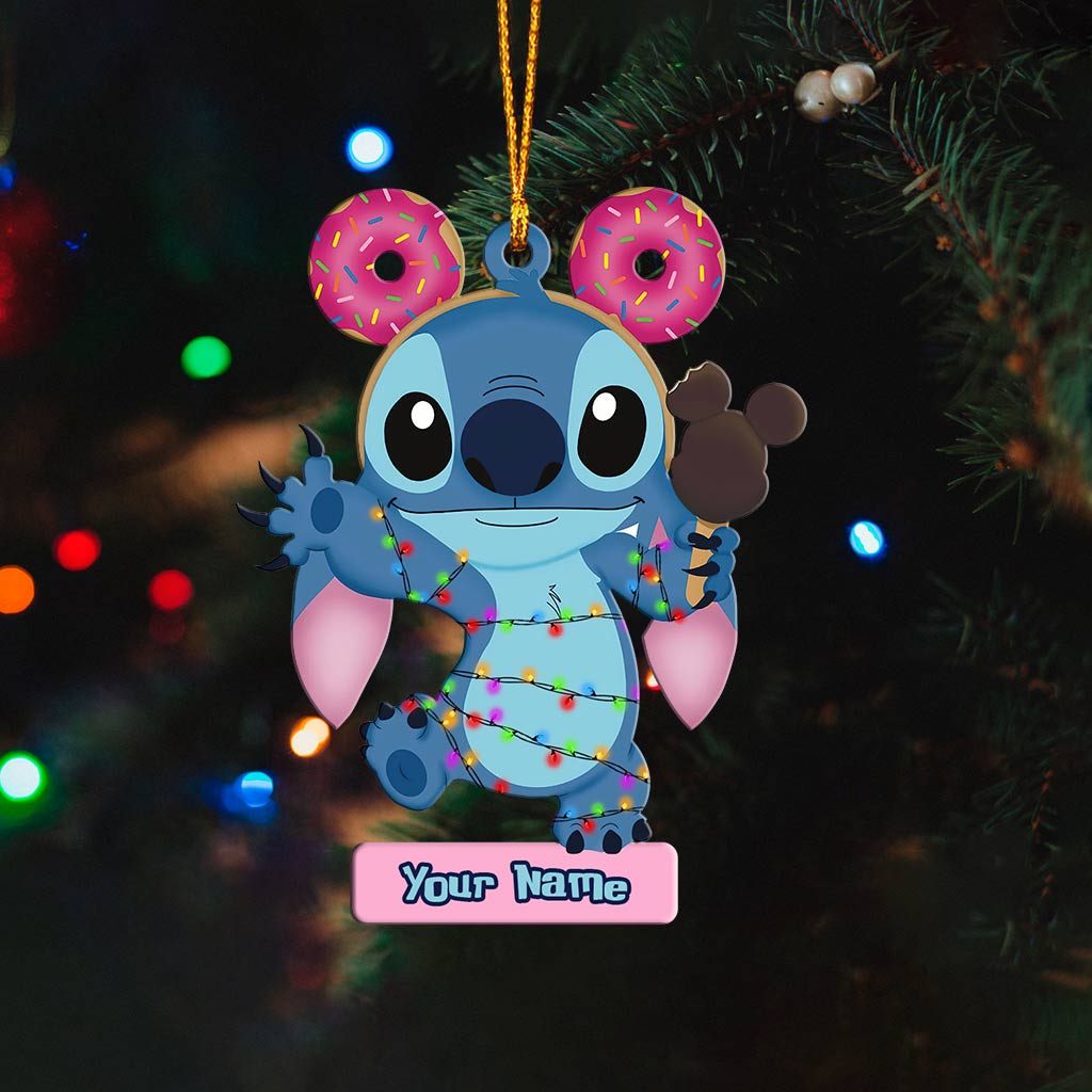 Personalized Christmas Ornament Custom Name Acrylic Decoration Gift Ornament GradoCreations