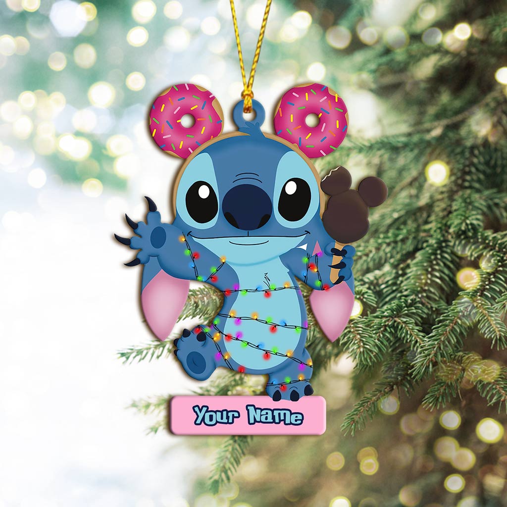 Personalized Christmas Ornament Custom Name Acrylic Decoration Gift Ornament GradoCreations