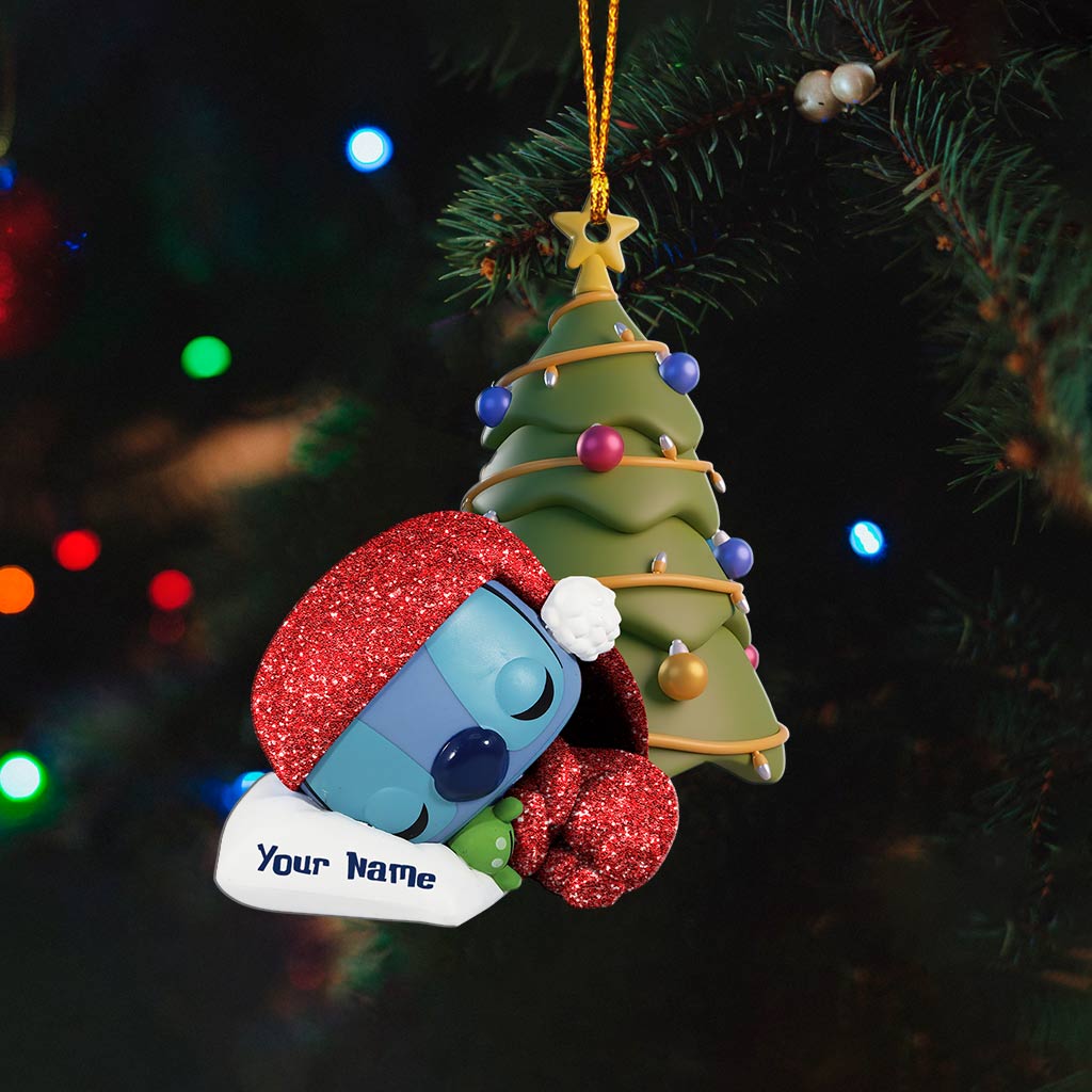 Personalized Christmas Ornament Custom Name Acrylic Gift Ornament GradoCreations