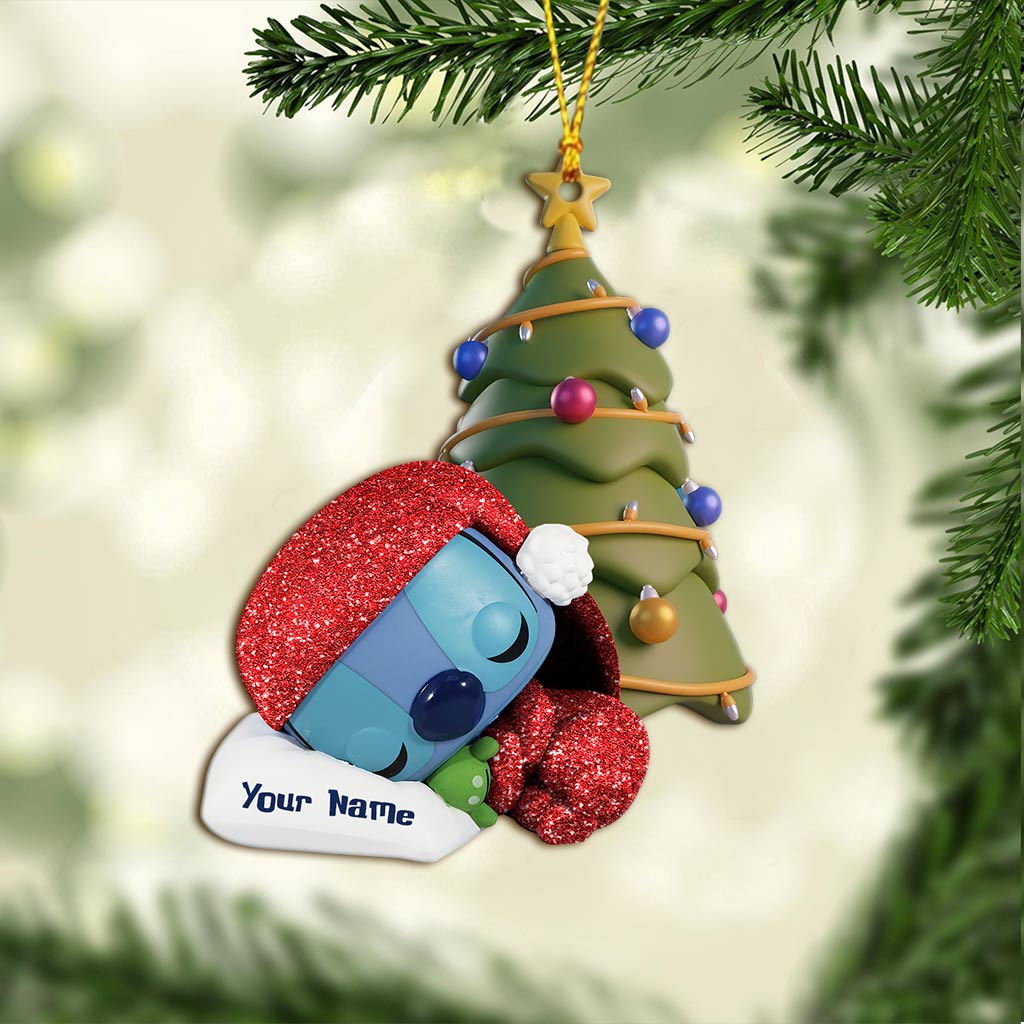 Personalized Christmas Ornament Custom Name Acrylic Gift Ornament GradoCreations